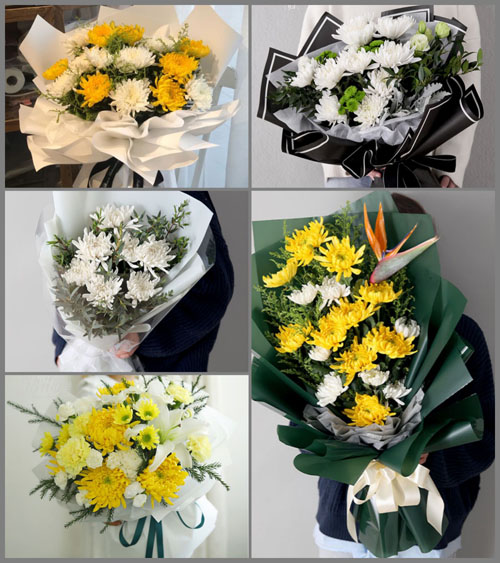 贵州毕节市黔西县素朴镇大坝村白事花束代送